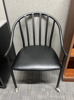Black Metal Guest Chair