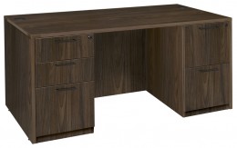 Rectangular Desk with Drawers