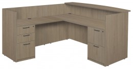 L Shaped Reception Desk