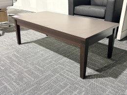 Coffee Table with Wood Base