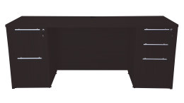 Rectangular Desk with Drawers - North American Laminate Series