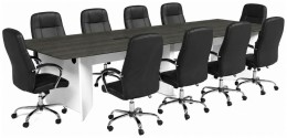 Conference Table with Power and Chairs