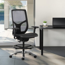 Mesh Back Drafting Chair