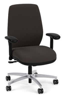 Mid Back Office Chair with Lumbar Support - Riva Series