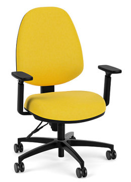 Mid Back Office Chair with Arms - Terra Series