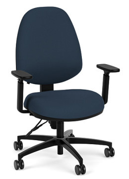 Mid Back Office Chair with Lumbar Support - Terra Series