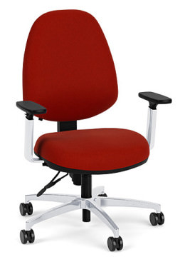 Mid Back Office Chair with Lumbar Support - Terra Series
