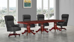 Rectangular Conference Table and Chairs Set