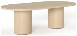 Racetrack Conference Table with Drum Base