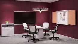 Round Table with Chairs and Storage Set