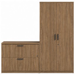 Lateral File and Storage Cabinet Set