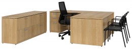 L Shaped Desk with Storage