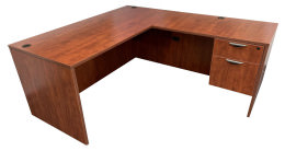 L Shaped Desk with Drawers	 - Express Laminate Series