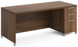 Rectangular Desk with Drawers