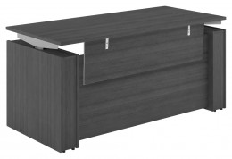Sit Stand Desk with Modesty Panel