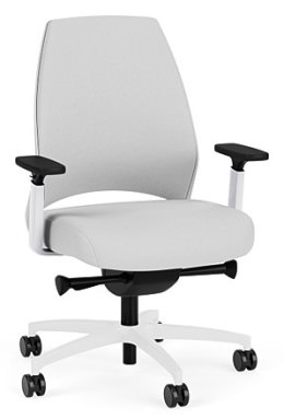 White Leather Office Chair - 4U Series