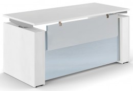 Sit Stand Desk with Modesty Panel