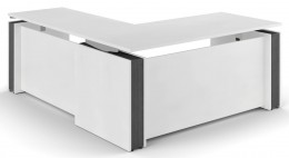 L Shaped Sit Stand Desk
