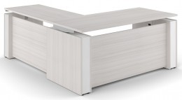 L Shaped Sit Stand Desk