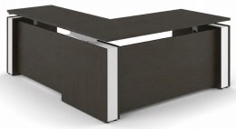 L Shaped Sit Stand Desk