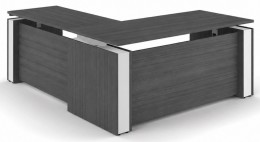 L Shaped Sit Stand Desk