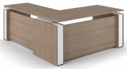 L Shaped Sit Stand Desk