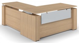 L Shape Sit Stand Desk