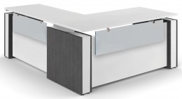 Adjustable Height L Shaped Desk
