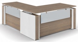 Adjustable Height L Shaped Desk