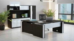 Executive Desk Set with Storage