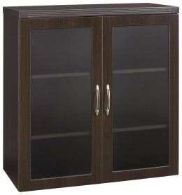 Credenza Wall Unit with Bookcases and Hutch