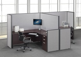 Two Person Cubicle Desk Set - PL SpaceMax - SpaceMax Series