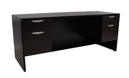 Rectangular Desk with Drawers - PL Laminate Series