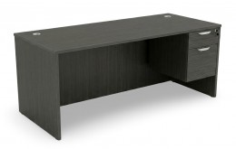 Rectangular Desk with Drawers
