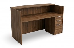 Front Reception Desk with Drawers