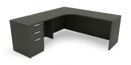L Shaped Credenza Desk