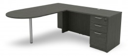 L-Shaped Peninsula Desk