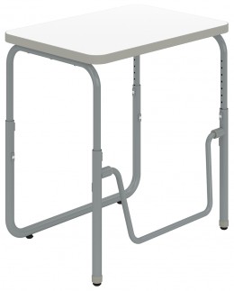Height Adjustable Student Desk with Dry Erase Top