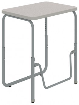 Height Adjustable Student Desk with Footrest