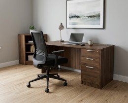 Home Office Desk with Drawers