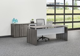 Rectangular Desk with Drawers