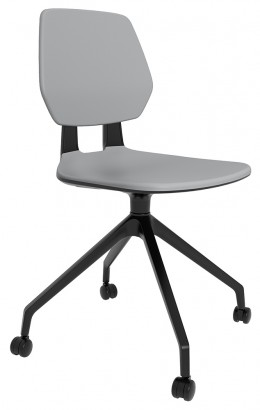 Rolling Armless Guest Chair