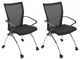 Office Nesting Chairs - 2 Pack