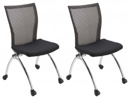 Armless Nesting Chairs - 2 Pack