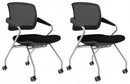 Nesting Chairs with Casters - 2 Pack
