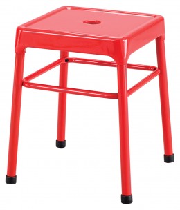 Small Backless Metal Stool