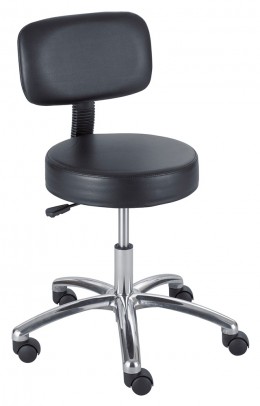 Lab Stool with Backrest