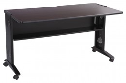 Mobile Desk with Shelf