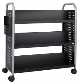 Double Sided Book Cart