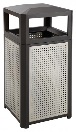 Steel Trash Can with Lid